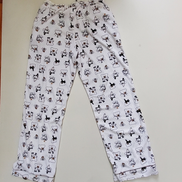 Fleece Polar Bear Drawstring PJ bottoms Loungewear - Picture 3 of 4
